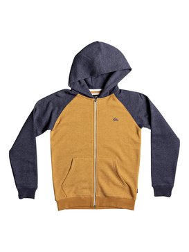 quiksilver, Everyday - Kapuzenpulli mit Reißverschluss, GOLDEN OAK HEATHER (nmvh) EVERYDAY ZIP YOUTH EQBFT03394