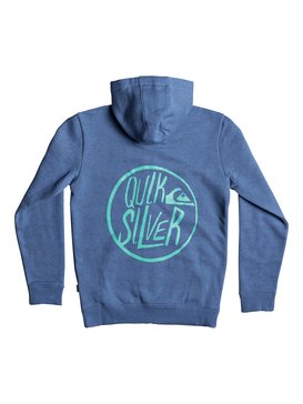 quiksilver, Boy's 8-16 Sagu Zipped Hoodie, TURKISH SEA HEATHER (bqsh) SAGU YOUTH EQBFT03406