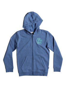quiksilver, Boy's 8-16 Sagu Zipped Hoodie, TURKISH SEA HEATHER (bqsh) SAGU YOUTH EQBFT03406
