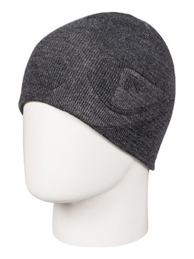 quiksilver, M&W - Bonnet réversible, BLACK HEATHER (kvjh) M&W - Reversible Beanie EQBHA03017