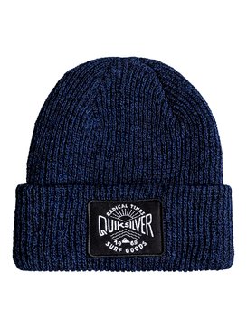 quiksilver, Performed Patch - Bonnet, TURKISH SEA (bqs0) Performed Patch - Beanie EQBHA03023