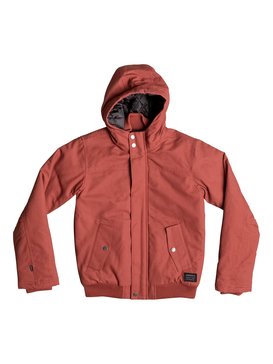 quiksilver, Brooks DWR - veste, BARN RED (rqj0) Brooks DWR - Jacket EQBJK03072
