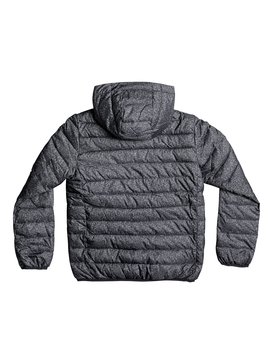 quiksilver, Boy's 8-16 Scaly Water-Repellent Insulated Jacket, DARK GREY HEATHER SCALY (kyh6) Scaly - Water-Repellent Insulated Jacket EQBJK03124