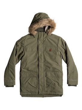 quiksilver, Seasonal Rain - Waterafstotend parkajack, FOUR LEAF CLOVER (gph0) Seasonal Rain - Water-Repellent Parka Jacket EQBJK03131