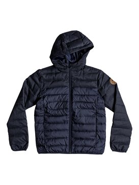 quiksilver, Scaly Mix - Veste chaude à capuche déperlante, NAVY BLAZER (byj0) Scaly Mix - Water Resistant Hooded Insulator Jacket EQBJK03156