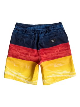 quiksilver, Word Waves 15" - Swim Shorts, NASTURTICM (mkm6) Word Waves 15" - Swim Shorts EQBJV03091