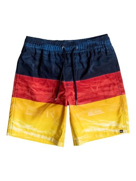 quiksilver, Word Waves 15" - Swim Shorts, NASTURTICM (mkm6) Word Waves 15" - Swim Shorts EQBJV03091