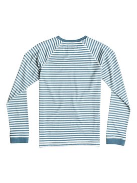 quiksilver, Fin Eat Stripe - Camiseta de Manga Larga, CAPTAINS BLUE (bme0) Fin Eat Stripe - Long Sleeve T-Shirt EQBKT03064