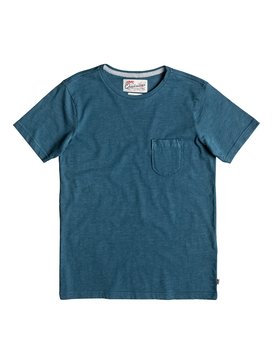 quiksilver, Slubstitution - T Shirt col rond, INDIAN TEAL (bqk0) Slubstitution - T-Shirt EQBKT03111