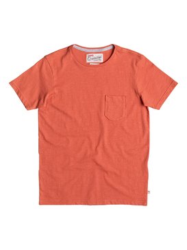 quiksilver, Slubstitution - T Shirt col rond, BURNT SIENNA (nmh0) Slubstitution - T-Shirt EQBKT03111