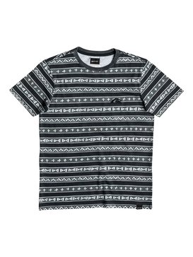 quiksilver, Gone Tribal - Surf tee, BLACK (kvj0) Gone Tribal - T-Shirt Rash Vest EQBKT03116