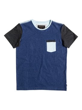 quiksilver, Baysic - Maglietta con tasca, ESTATE BLUE (bsw0) Baysic - Pocket T-Shirt EQBKT03120