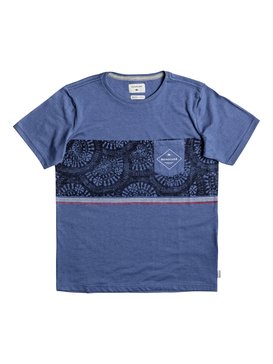 quiksilver, Tokanui - T Shirt col rond, FEDERAL BLUE (bnc0) Tokanui - T-Shirt EQBKT03135