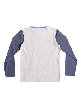 quiksilver, Baysic - T Shirt à manches longues, LIGHT GREY HEATHER (sgrh) Baysic - Long Sleeve T-Shirt EQBKT03136