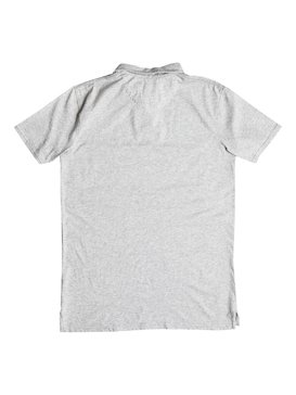 quiksilver, Boy's 8-16 Everyday Sun Cruise Polo Shirt, LIGHT GREY HEATHER (sgrh) EVERYDAY SUN CRUISE YOUTH EQBKT03143