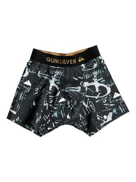 quiksilver, Boxer Poster - Boxer, BP HIELINE BLACK (kvj8) Boxer Poster - Boxer Briefs EQBLW03008