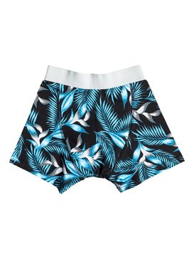 quiksilver, Boxer Poster - Boxer, BONNIE BLUE CLASSIC FLOWER (bjb6) Boxer Poster - Boxer Briefs EQBLW03009