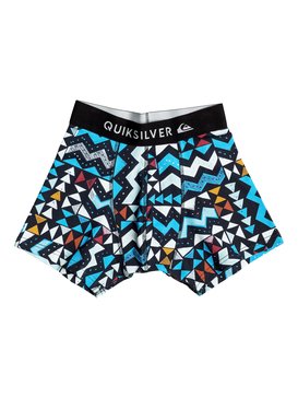 quiksilver, Boxer Poster - Boxer, VALARTA BLUE TRIBAL TETRIS (byh6) Boxer Poster - Boxer Briefs EQBLW03009