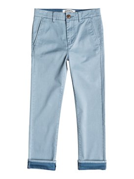 quiksilver, Krandy Straight Fit Block - Pantaloni Chino, FLINT STONE (sna0) Krandy Straight Fit Block - Chinos EQBNP03043