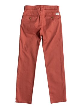quiksilver, Krandy - Pantalon chino, BARN RED (rqj0) Krandy - Chinos EQBNP03045