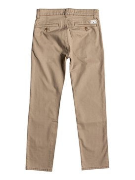 quiksilver, Krandy - Pantalon chino, ELMWOOD (tmp0) Krandy - Chinos EQBNP03045