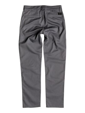 quiksilver, Boy's 8-16 Everyday Union Chinos, CASTLEROCK (kpv0) Nios 8-16 Pants Tipo Chino Everyday Union EQBNP03048