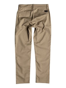 quiksilver, Boy's 8-16 Everyday Union Chinos, ELMWOOD (tmp0) Nios 8-16 Pants Tipo Chino Everyday Union EQBNP03048