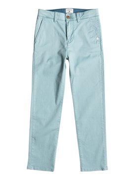 quiksilver, Krandy - Pantalon chino, STONE BLUE (bhy0) Krandy - Chino Pants EQBNP03054