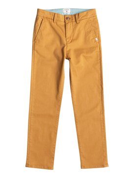 quiksilver, Krandy - Pantalon chino, GOLDEN OAK (nmv0) Krandy - Chino Pants EQBNP03054