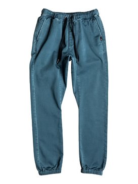 quiksilver, Fonic - Pantalon de jogging en sergé, INDIAN TEAL (bqk0) Fonic - Chino Joggers EQBNP03056