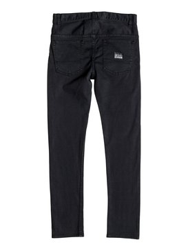 quiksilver, Low Bridge - Pantalones más estrechos en la parte de abajo, BLACK (blk) Low Bridge - Tapered Trousers EQBNP03058