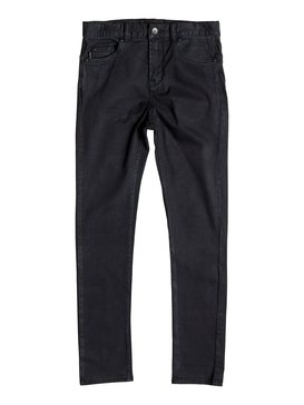 quiksilver, Low Bridge - Pantalones más estrechos en la parte de abajo, BLACK (blk) Low Bridge - Tapered Trousers EQBNP03058