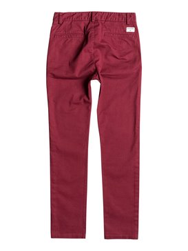 quiksilver, Krandy - Pantalon chino, POMEGRANATE (rzg0) Krandy - Chinos EQBNP03061