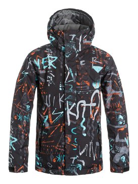 quiksilver, Mission Printed - Veste de snow, HIELINE BLUE (bgz7) Mission Printed - Snow Jacket EQBTJ03037