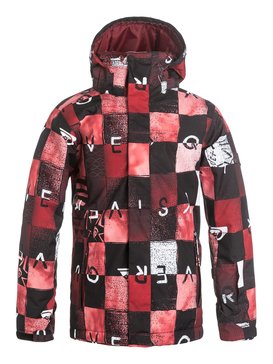 quiksilver, Mission Printed - Veste de snow, CHAKALAPAKI POMEGRANATE (rzg9) Mission Printed - Snow Jacket EQBTJ03037