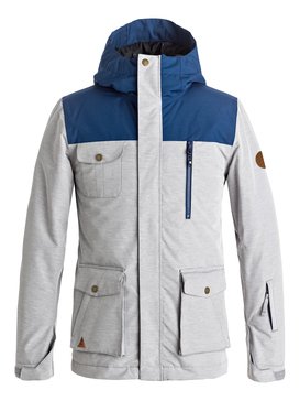 quiksilver, Raft - Veste de snow, GREY HEATHER (kpgh) Raft - Snow Jacket EQBTJ03056
