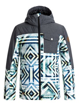 quiksilver, Mission Block - Veste de snow, MODERN ETHNIK (yze8) Mission Block - Snow Jacket EQBTJ03059
