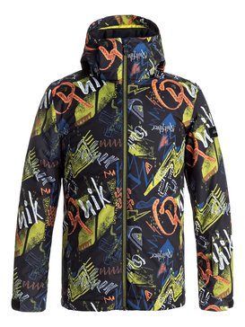 quiksilver, Mission - Veste de snow, BLACK THUNDERBOLT KIDS (kvj2) Mission - Snow Jacket EQBTJ03061