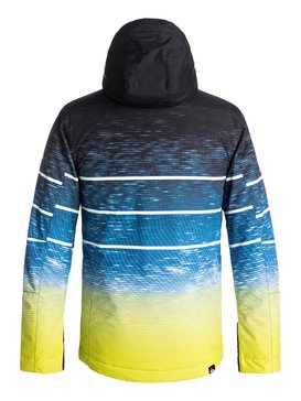 quiksilver, Mission Engineered - Veste de snow, SULPHUR BLUR LIGHTS (ggp6) Mission Engineered - Snow Jacket EQBTJ03062