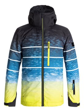 quiksilver, Mission Engineered - Veste de snow, SULPHUR BLUR LIGHTS (ggp6) Mission Engineered - Snow Jacket EQBTJ03062