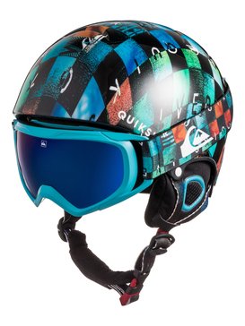 quiksilver, The Game - Snowboard Helmet & Goggle Pack, CHAKALAPAKI ORIGIN (byb8) The Game - Snowboard Helmet & Goggle Pack EQBTL03001