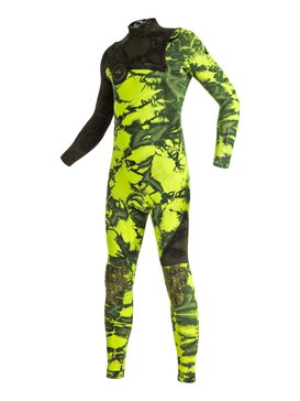 quiksilver, Highline Zipperless 3/2mm - Traje De Surf Integral Sin Cremallera, GREEN FLASH (gjs0) Highline Zipperless 3/2mm - Zipperless Full Wetsuit EQBW103005