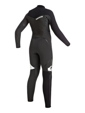 quiksilver, Syncro 4/3mm - Traje De Surf Integral Con Cremallera En El Pecho, BLACK/WHITE (xkkw) Syncro 4/3mm - Chest Zip Full Wetsuit EQBW103007