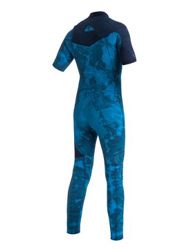 quiksilver, Highline Zipperless 2/2mm - Traje de surf integral de maga corta, NAVY BLAZER (byj0) Highline Zipperless 2/2mm - Short Sleeve Fullsuit EQBW303001