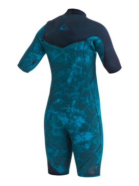 quiksilver, Highline Zipperless 2/2mm - traje de surf ligero de mangas cortas, NAVY BLAZER (byj0) Highline Zipperless 2/2mm - Short Sleeve Springsuit EQBW503001