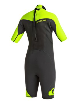 quiksilver, Syncro 2/2mm - Traje De Surf Primavera Con Cremallera Trasera, SAFTEY YELLOW (ggp0) Syncro 2/2mm - Back Zip Springsuit EQBW503002