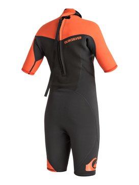 quiksilver, Syncro 2/2mm - Traje De Surf Primavera Con Cremallera Trasera, FLAME (nmj0) Syncro 2/2mm - Back Zip Springsuit EQBW503002