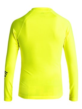 quiksilver, All Time - Rash Vest met lange mouwen UV-bescherming, SAFETY YELLOW (yhj0) All Time - Long Sleeve UPF 50 Rash Vest EQBWR03007