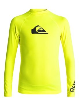 quiksilver, All Time - Rash Vest met lange mouwen UV-bescherming, SAFETY YELLOW (yhj0) All Time - Long Sleeve UPF 50 Rash Vest EQBWR03007