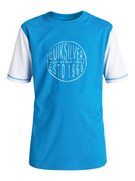 quiksilver, Last Call - Lycra à manches courtes, BRILLIANT BLUE (bnl0) Last Call - Short Sleeve Rash Vest EQBWR03021